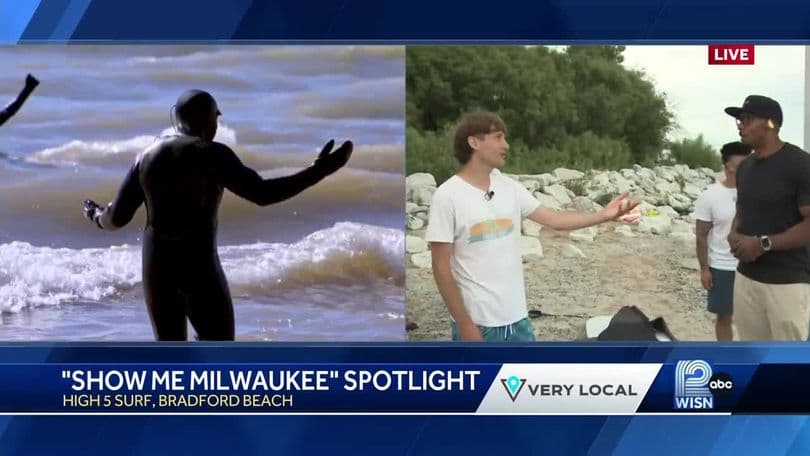 WISN Show Me Milwaukee spotlight on High 5 Surf